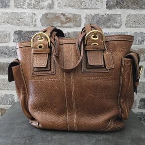 Coach Brown Leather Mia SoHo Satchel